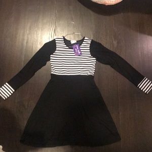 Black and white dress